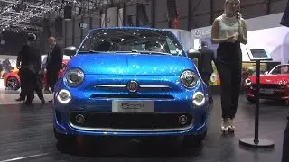 Fiat 500S TwinAir 0.9 Turbo 105hp (2017) Exterior and Interior in 3D