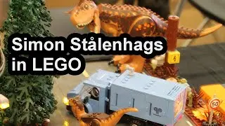 Simon St&aring;lenhag inspired LEGO layout - Klossfestivalen &Ouml;rebro 2022