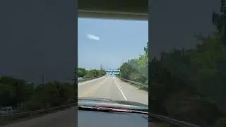 Driving to North Topsail Island North Carolina Beach