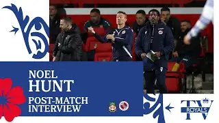 REACTION | Noel Hunt on our 2-0 defeat to Wrexham