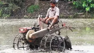 Main Lead Paddy Tractor | VST Shakti 130 DI | A-1 Tractors | Palleturi Village