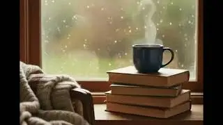Cozy Rainy Retreat #CozyVibes #RainyDay #ReadingNook #SlowLiving