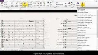 Sibelius Tutorial No. 10 Append Score