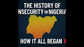 HOW INSECURITY STARTED IN NIGERIA #foreveryone #educationalvideos #facts #nigeria