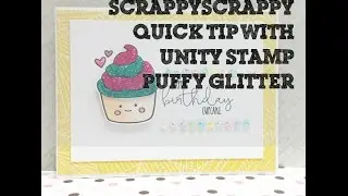ScrappyScrappy - Puffy Glitter with Tim Holtz distress glitter