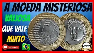A moeda misteriosa de 1 real 2008, com defeito que vale muito dinheiro no mercado numism&aacute;tico.