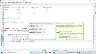 Program to Convert Decimal Numbers to Octal Numbers | Decimal to Octal Numbers Conversion