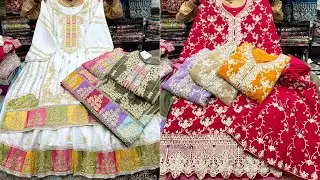 নামমাএ দামে বড় পাইকারী দোকান থেকে ডিজাইনার ফারসি,ঝাড়খান্ড পাথরের কাজ করা লাক্সারি থ্রিপিস ঈদের ড্রেস