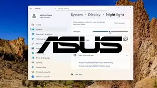 How to Enable/Disable Night Light on ASUS Laptop [Tutorial]