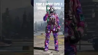 TOP 5 SPEC OPS 1 SKINS IN CODM