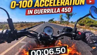Guerrilla 450 0 to 100 accelerations 
