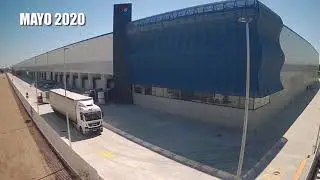 Time-lapse Edificio log&iacute;stico en el ZAL Port para LIDL