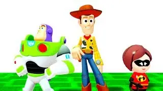 Toy Story 4 Woody Buzz Lightyear Have Fun Andy's Room | A Woody Video | Superheroes