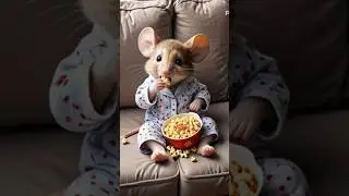 😱😱🍿cute cat eating 🍿 🍿 🤤 popcorn in rainy day #viral #shortsfeed #trending #funny #animals #cute