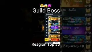 #shorts #guild Free Fire Region Top 30 is my Guild Leader 😱😱 Guild BOSS #viral #freefire