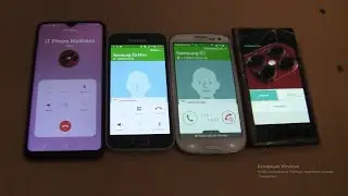 Over the Horizon Incoming call &Outgoing call at the Same Time Samsung Galaxy A10+S3+S5 mini+Nokia