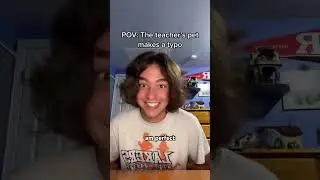 POV: Любимчик учителя делает опечатку #pov #комедия #питомецучителя #сатира #школа