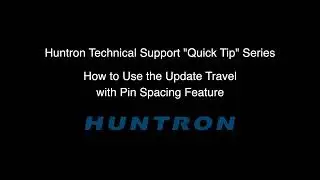 Quick Tip #11 - Save Time with the Update Travel with Pin Spacing feature