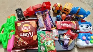 Relaxing Video ASMR Lay's Wavy Crazy Chocolate  Sooper Candy Toys Unboxing | Most Popular Candy ASMR