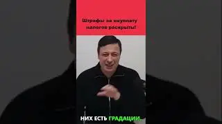Штрафы за неуплату налогов раскрыты