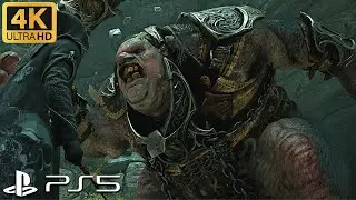 Hogwarts Legacy - Fortified Troll Boss Fight [4K 40FPS] [PS5]
