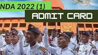 NDA & NA Exam (I) 2022 Admit Card download