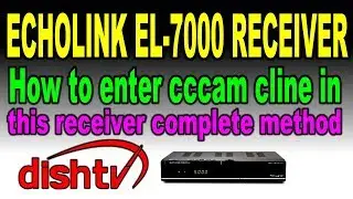 How to enter any line Echolink EL-7000 receiver complete method