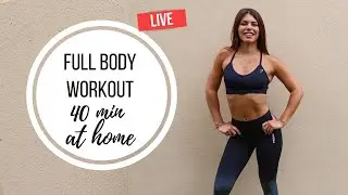 35 MIN FULL BODY WORKOUT AT HOME (halt&egrave;res / Kettlebell)