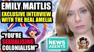 Emily Maitlis Interviews The Real Amelia! #parody #satire #amelia   #emilymaitlis #thenewsagents #uk