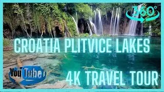 🏞🏕 Plitvice Lakes. Croatia 360 video tour