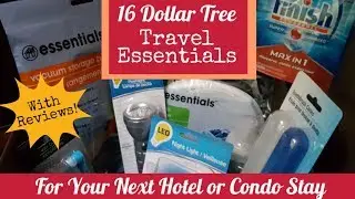 16 DOLLAR TREE MUST HAVES FOR CONDO OR HOTEL | TRAVEL ESSENTIALS