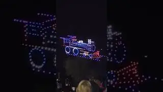 Drone Light Show #viral #thunderbay #train