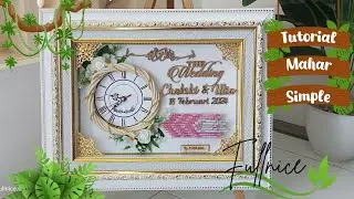 Mahar Ring Rotan Rustic Tulisan Kayu || Mahar Pernikahan