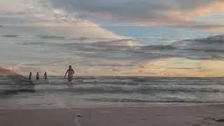 October Ocean Dip In Sweden