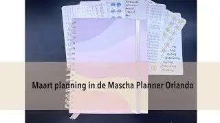 Maart planning in de Mascha Planner Orlando