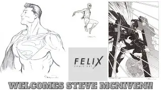The Felix Comic Art Podcast LIVE (Episode 4): STEVE MCNIVEN!