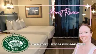 🐊Port Orleans Riverside Realistic 5th sleeper Room tour