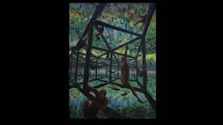 Painting - Rope Swing - Apenkooi