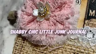 Flip Through | Handmade Vintage Junk Journal with Lace & Ephemera | Shabby Chic Journal Inspiration