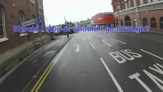 Should I Stop Or Should I Go Through? #space4cycling