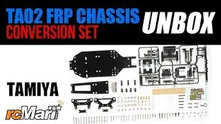 Tamiya TA02 FRP Chassis Conversion Kit Unbox! #47396