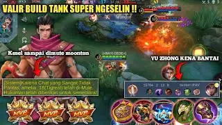 VALIR BUILD TANK SUPER NGESELIN ⁉️ BUILD VALIR TERSAKIT 2022 - GAMEPLAY VALIR - Mobile legends
