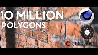 photogrammetry: Cinema 4D With 10 Million polygons | Tutorial Teaser/trailer