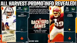 ALL HARVEST PROMO INFO REVEALED! PLAYERS, HOUSE RULES, SOLOS, AND MORE! | MADDEN 22 ULTIMATE TEAM