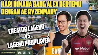 MOMENT BTR RYZEN KETEMU BANG ALEX - CREATOR MABAR FEST | PUBG MOBILE