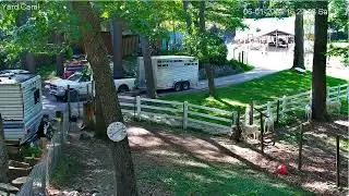 Goldy's 420pm to 425pm ET n Aston Martin;5 White Goats pond;white truck trailer comes n goes612024