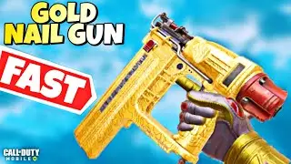 HOW TO GET GOLD NAIL GUN IN COD MOBILE NEW PISTOL NAIL GUN GOLD CAMO UNLOCKING IN CODM
