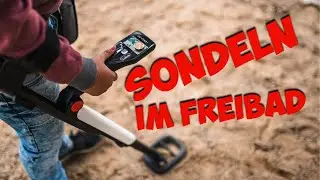 Sondeln im Freibad mit dem Minelab Go Find 11 Metalldetektor - Perfekt für Anfänger und Kinder