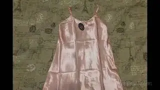Avidlove Women's Nightshirts Satin Chemises Slip Sleepwear is a very basic satin nightgown