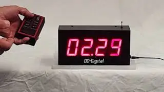 DC 25T DN W Wireless Countdown LED Digital Timer
